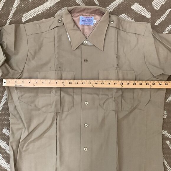 Vintage New Jaguar Tropical By Conqueror Styled Service Shirt Short Sleeve XL - Picture 15 of 17